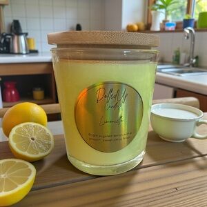 9oz Limoncello Soy Candle | Bright Sugared Lemon | Clean Citrus Scent